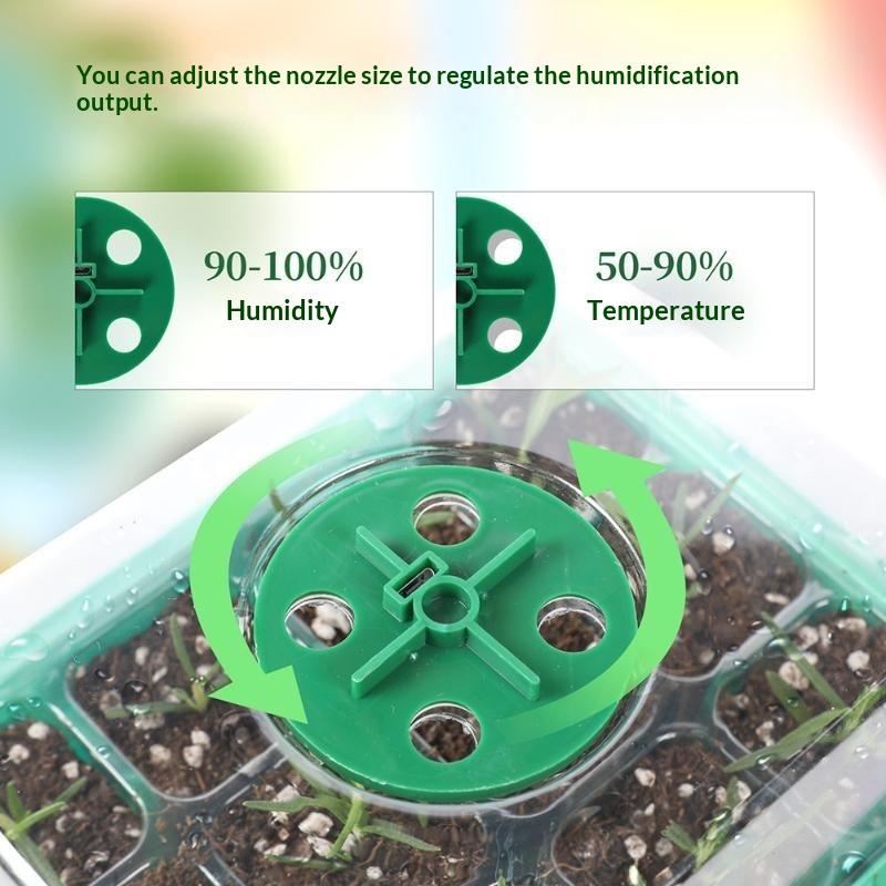 6/12-Cell Home Seed Starter Tr - огляд і ціна Humidity Dome Kit