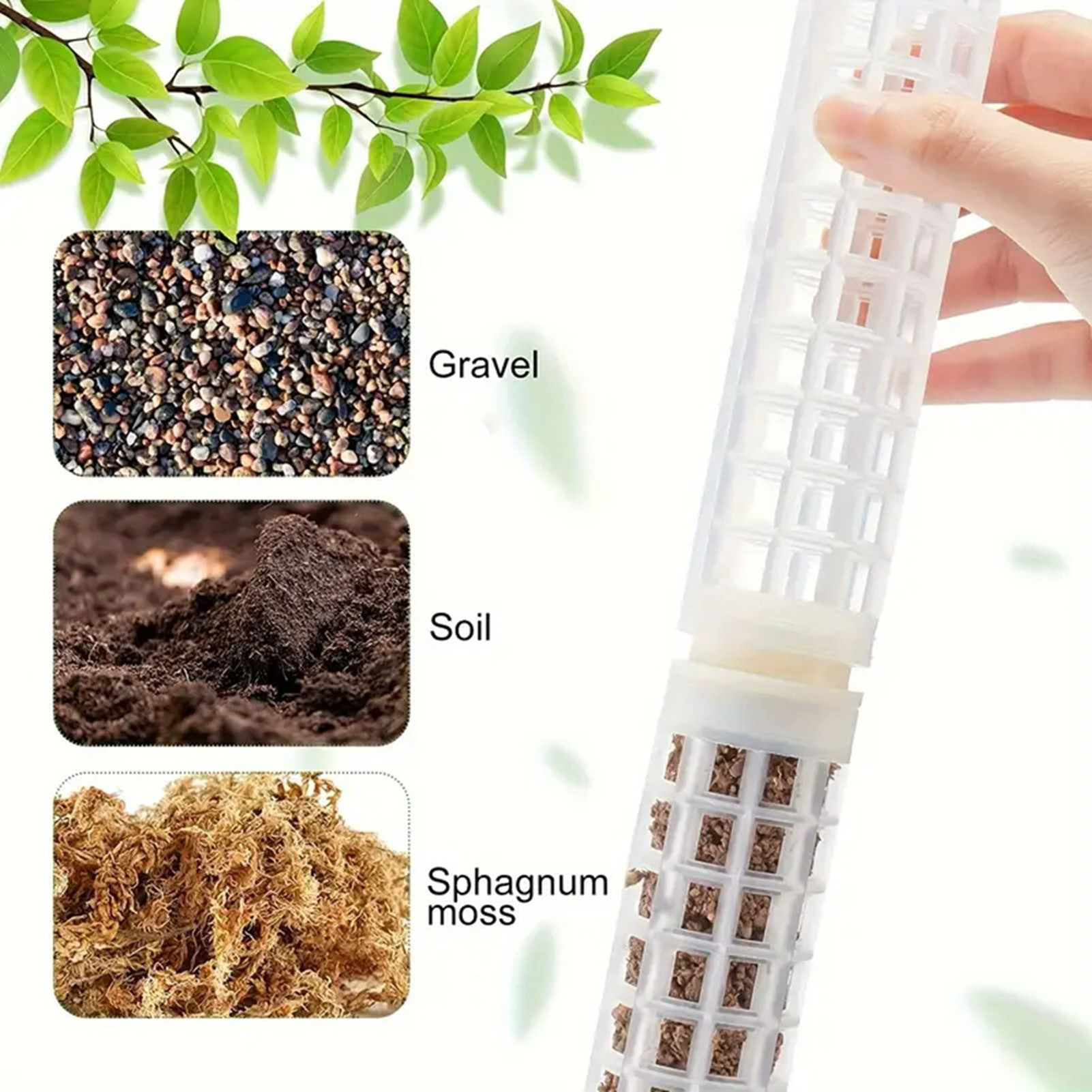 Moss Pole Plastic Plant Stand  - огляд і ціна Sphagnum Moss Dry