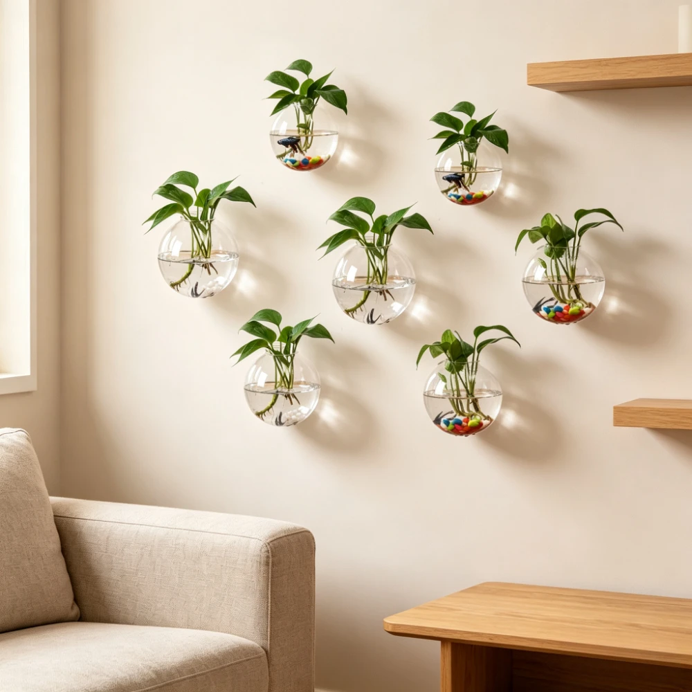 Wall Hanging Glass Hydroponic  - огляд і ціна Propagation Station Vase